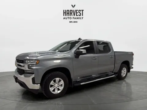 Silver 2021 Chevrolet Silverado 1500 Crew Cab LT Pickup 4D 5 3/4 ft for sale in Wahoo, NE