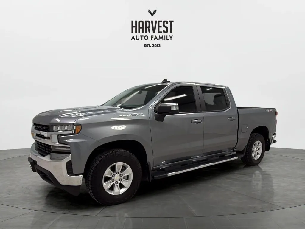 Silver 2021 Chevrolet Silverado 1500 Crew Cab LT Pickup 4D 5 3/4 ft for sale in Wahoo, NE