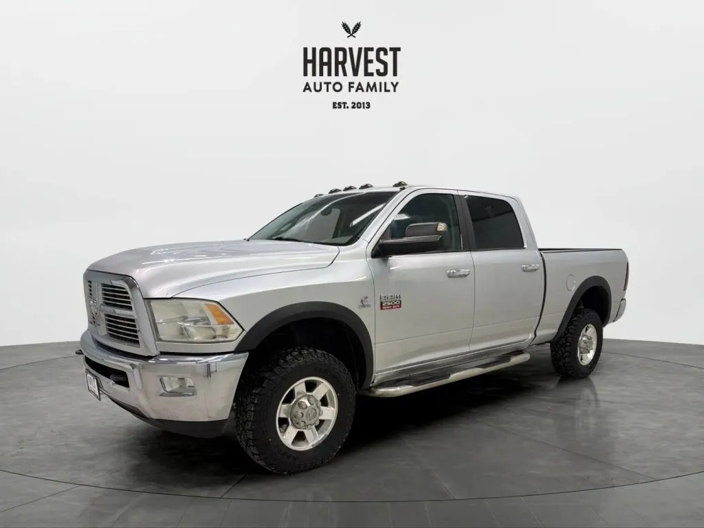 Silver 2010 Dodge Ram 2500 Crew Cab SLT Pickup 4D 6 1/3 ft for sale in Wahoo, NE