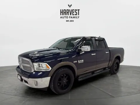 Blue 2017 Ram 1500 Crew Cab Laramie Pickup 4D 5 1/2 ft for sale in Wahoo, NE
