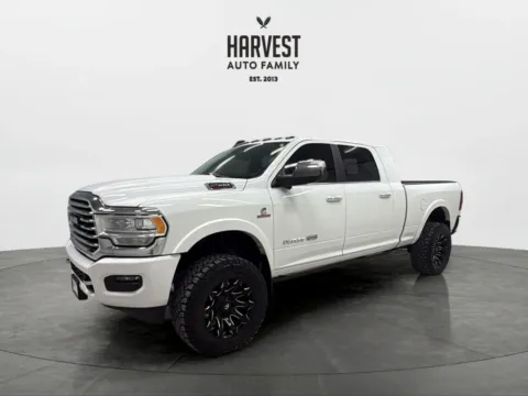 White 2019 Ram 2500 Mega Cab Laramie Longhorn Pickup 4D 6 1/3 ft for sale in Wahoo, NE
