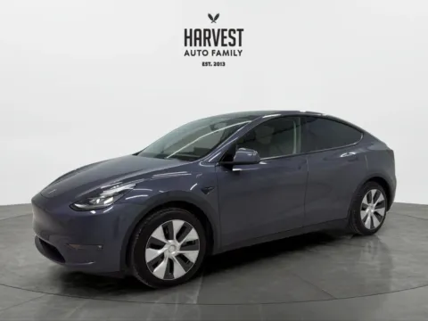 Gray 2023 Tesla Model Y Long Range Sport Utility 4D for sale in Wahoo, NE
