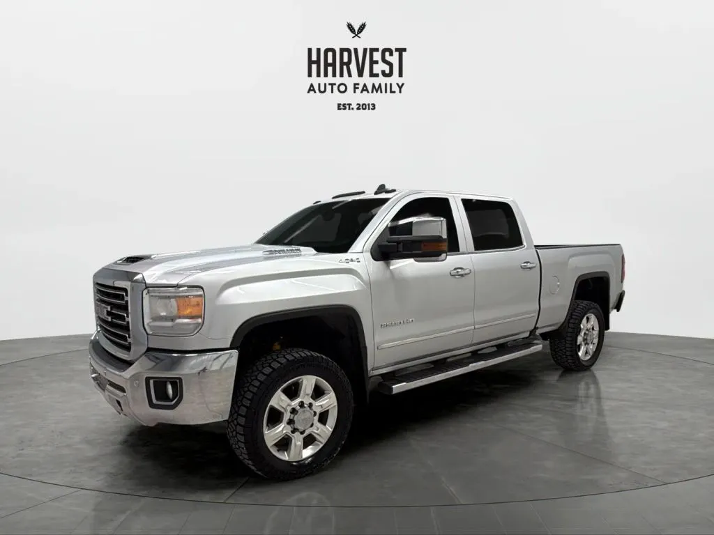 Silver 2018 GMC Sierra 2500 HD Crew Cab SLT Pickup 4D 6 1/2 ft for sale in Wahoo, NE