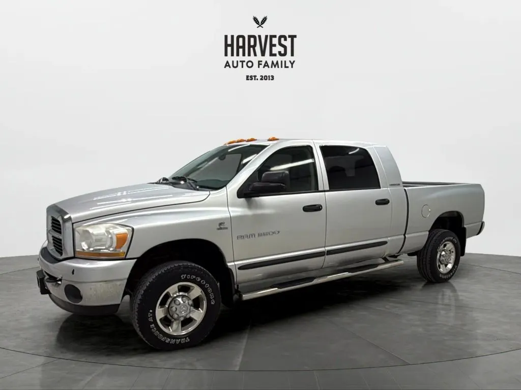 Silver 2006 Dodge Ram 3500 Mega Cab SLT Pickup 4D 6 1/4 ft for sale in Wahoo, NE