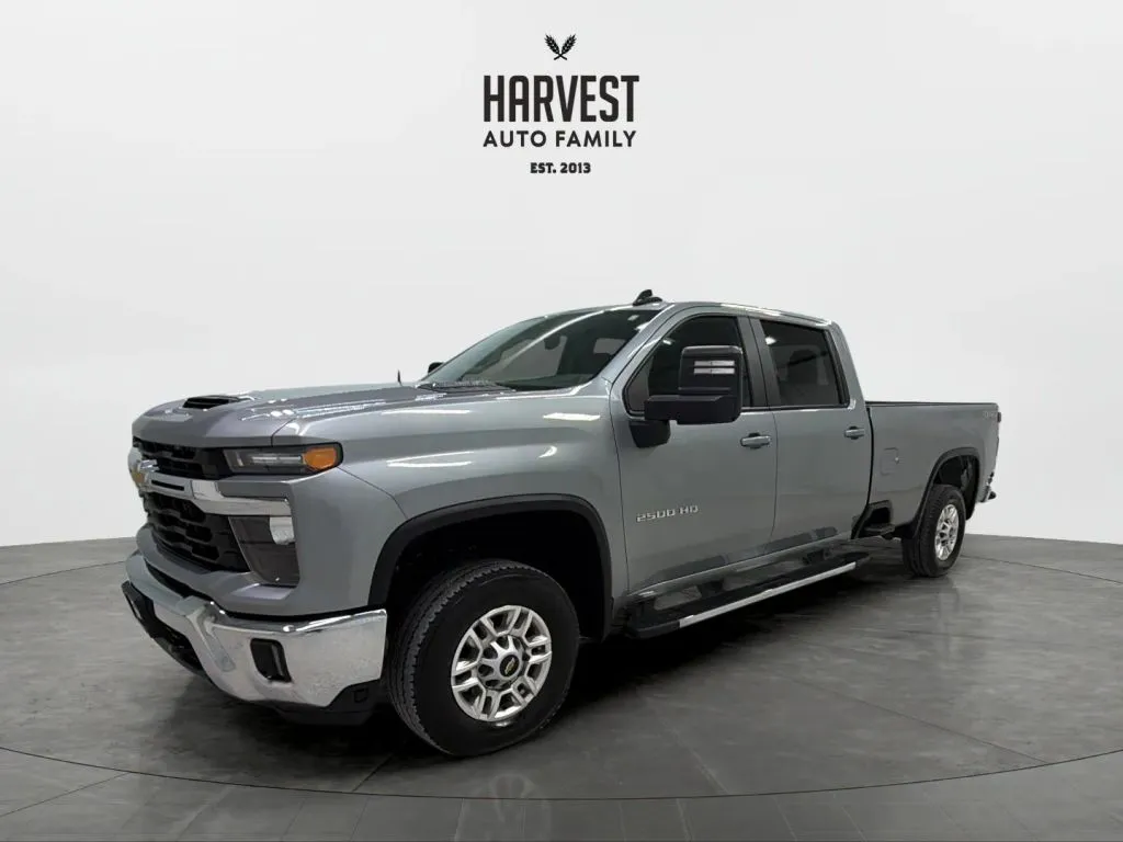Gray 2025 Chevrolet Silverado 2500 HD Crew Cab LT Pickup 4D 8 ft for sale in Wahoo, NE