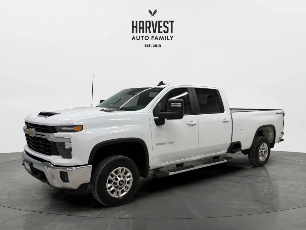 White 2025 Chevrolet Silverado 2500 HD Crew Cab LT Pickup 4D 8 ft for sale in Wahoo, NE