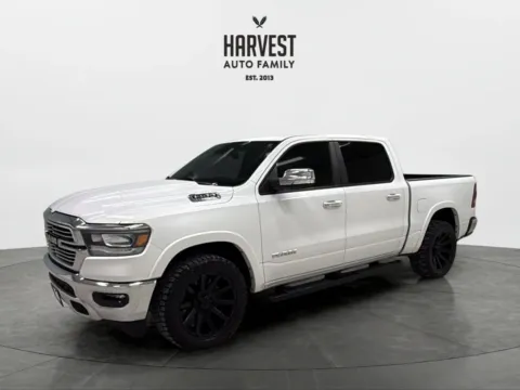 White 2022 Ram 1500 Crew Cab Laramie Pickup 4D 5 1/2 ft for sale in Wahoo, NE