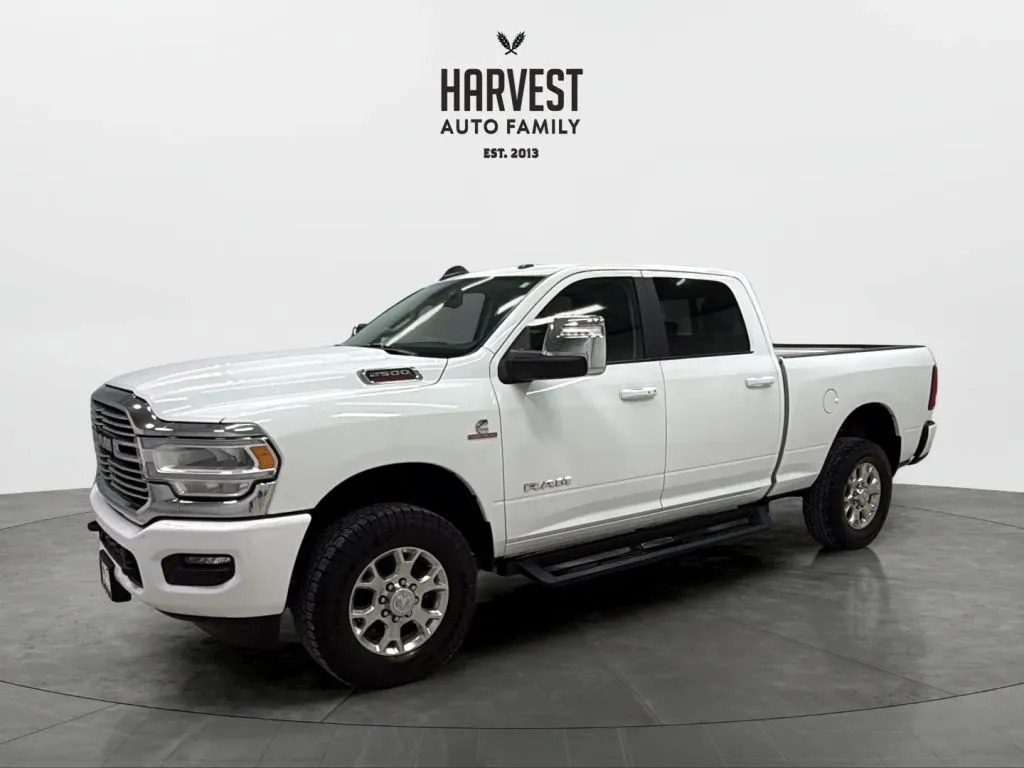 White 2024 Ram 2500 Crew Cab Laramie Pickup 4D 6 1/3 ft for sale in Wahoo, NE