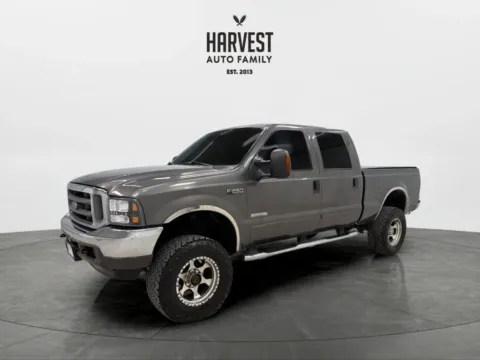 Gray 2003 Ford F250 Super Duty Crew Cab XLT Pickup 4D 6 3/4 ft for sale in Wahoo, NE