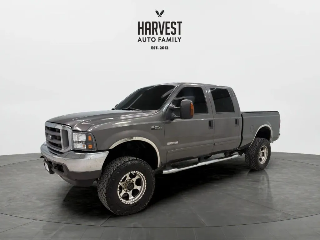 Gray 2003 Ford F250 Super Duty Crew Cab XLT Pickup 4D 6 3/4 ft for sale in Wahoo, NE