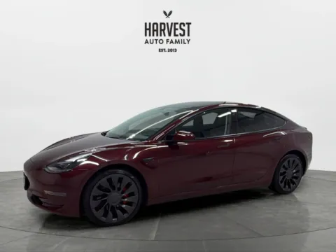 Red 2022 Tesla Model 3 Performance Sedan 4D for sale in Wahoo, NE