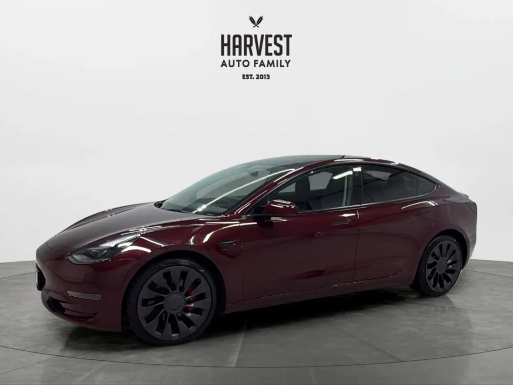 Red 2022 Tesla Model 3 Performance Sedan 4D for sale in Wahoo, NE