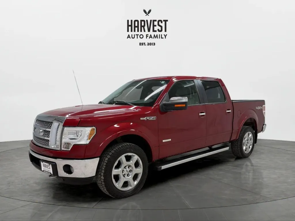Red 2014 Ford F-150 SuperCrew Cab Lariat Pickup 4D 5 1/2 ft for sale in Wahoo, NE
