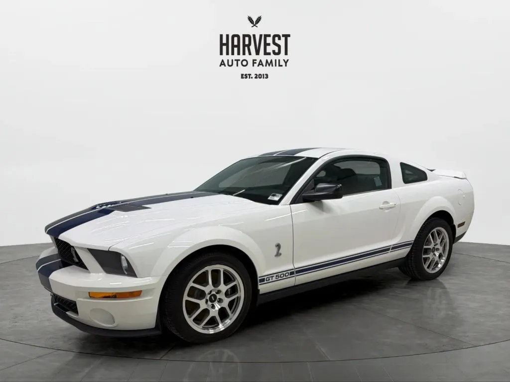 White 2007 Ford Mustang Shelby GT500 Cobra Coupe 2D for sale in Wahoo, NE