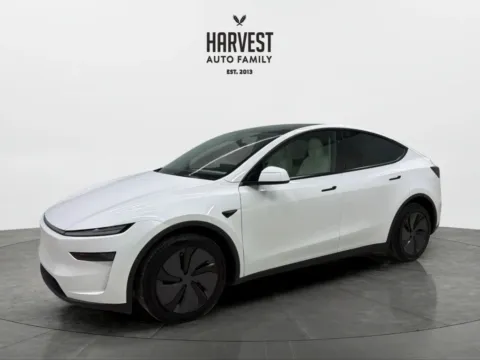 White 2026 Tesla Model Y Long Range Sport Utility 4D for sale in Wahoo, NE