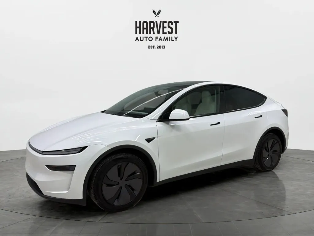 White 2026 Tesla Model Y Long Range Sport Utility 4D for sale in Wahoo, NE