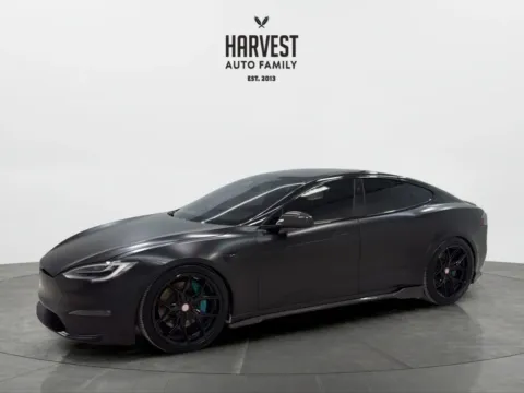 Black 2021 Tesla Model S Plaid Sedan 4D for sale in Wahoo, NE