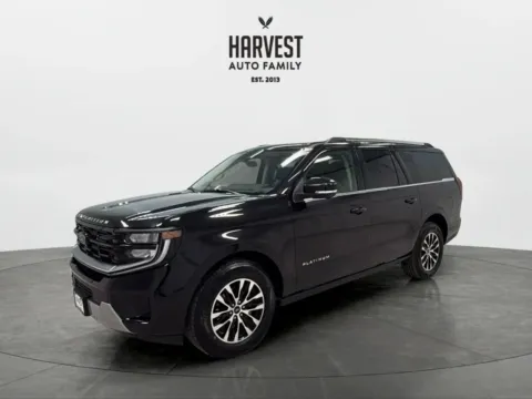 Black 2025 Ford Expedition MAX Platinum Sport Utility 4D for sale in Wahoo, NE