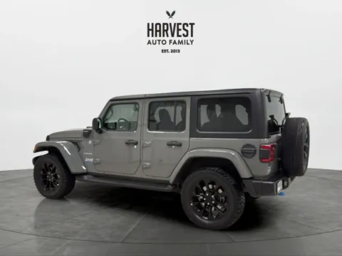 Another view of 2022 Jeep Wrangler Unlimited 4xe Sahara 4xe Sport Utility 4D for sale in Wahoo, NE at Harvest Auto Family