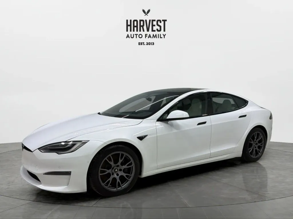 White 2022 Tesla Model S Plaid Sedan 4D for sale in Wahoo, NE