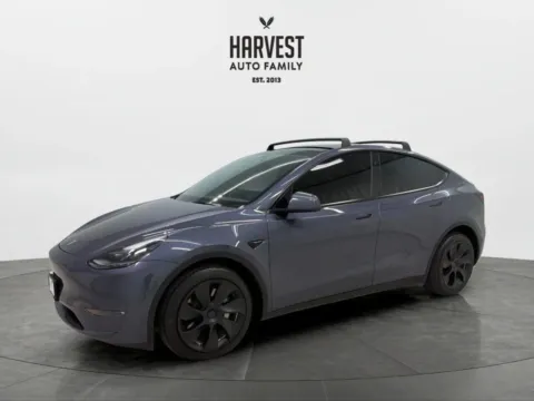 Gray 2023 Tesla Model Y Long Range Sport Utility 4D for sale in Wahoo, NE