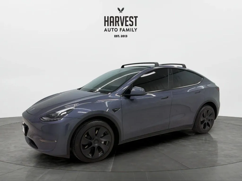 Gray 2023 Tesla Model Y Long Range Sport Utility 4D for sale in Wahoo, NE