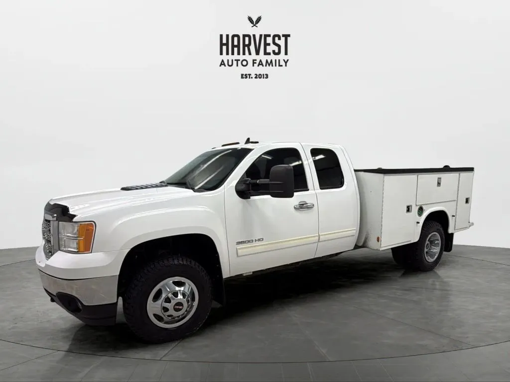 White 2013 GMC Sierra 3500 HD Extended Cab SLE Pickup 4D 8 ft for sale in Wahoo, NE