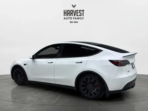 Another view of 2023 Tesla Model Y Performance Sport Utility 4D for sale in Wahoo, NE at Harvest Auto Family