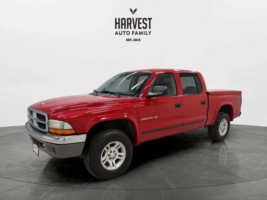 Red 2001 Dodge Dakota Quad Cab Pickup for sale in Wahoo, NE