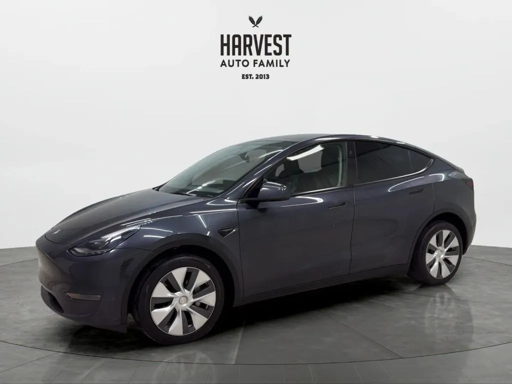 Gray 2024 Tesla Model Y Long Range Sport Utility 4D for sale in Wahoo, NE