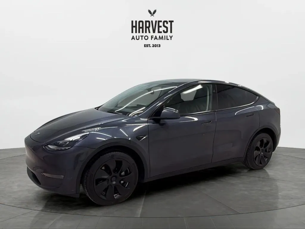 Gray 2024 Tesla Model Y Long Range Sport Utility 4D for sale in Wahoo, NE