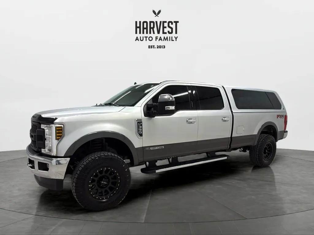 Silver 2019 Ford F350 Super Duty Crew Cab Lariat Pickup 4D 8 ft for sale in Wahoo, NE