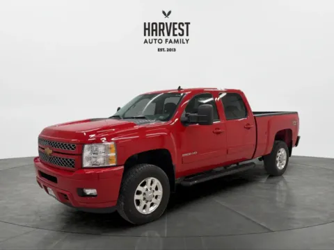Red 2014 Chevrolet Silverado 2500 HD Crew Cab LT Pickup 4D 6 1/2 ft for sale in Wahoo, NE