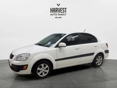 White 2009 Kia Rio LX Sedan 4D for sale in Wahoo, NE