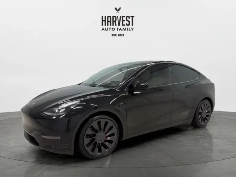 Black 2025 Tesla Model Y Performance Sport Utility 4D for sale in Wahoo, NE