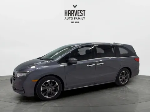 Gray 2021 Honda Odyssey Elite Minivan 4D for sale in Wahoo, NE