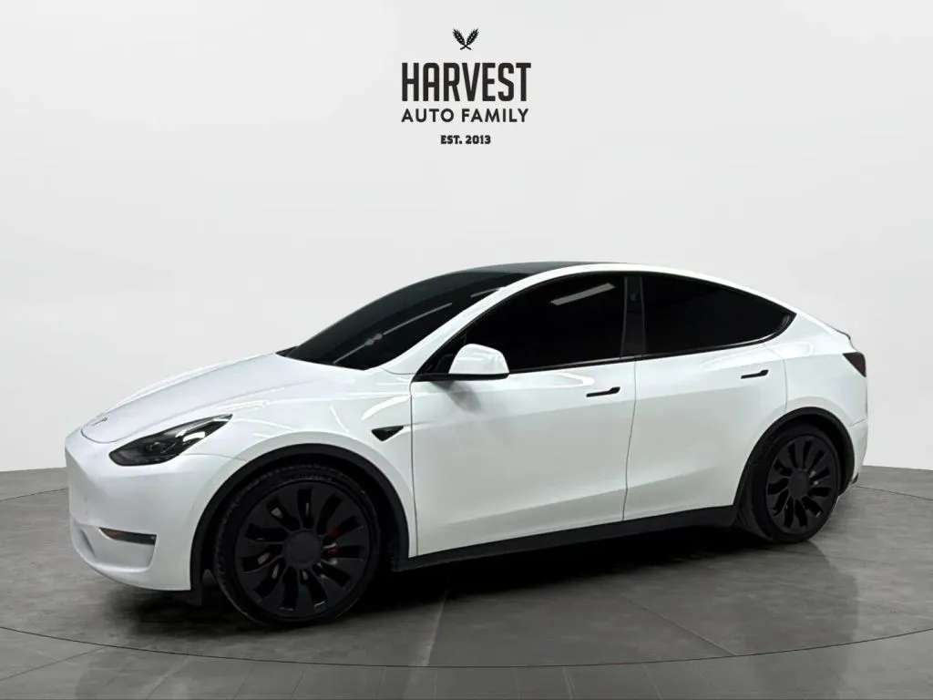 White 2023 Tesla Model Y Performance Sport Utility 4D for sale in Wahoo, NE
