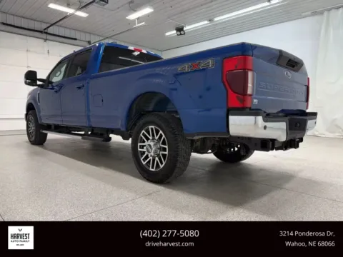 Photos of 2022 Ford F350 Super Duty Crew Cab Lariat Pickup 4D 8 ft for sale in Wahoo, NE at Harvest Auto Family