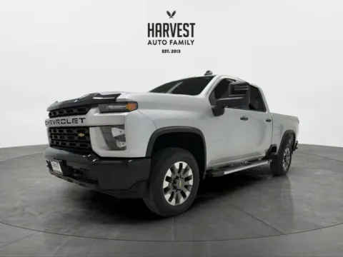 Silver 2022 Chevrolet Silverado 2500 HD Crew Cab Custom Pickup 4D 6 1/2 ft for sale in Wahoo, NE