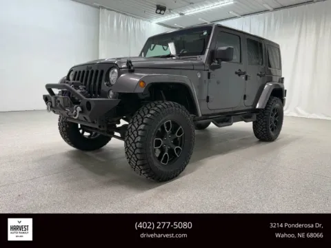 Gray 2018 Jeep Wrangler Unlimited Altitude (JK) Sport Utility 4D for sale in Wahoo, NE