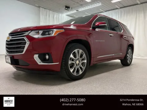 Red 2018 Chevrolet Traverse Premier Sport Utility 4D for sale in Wahoo, NE