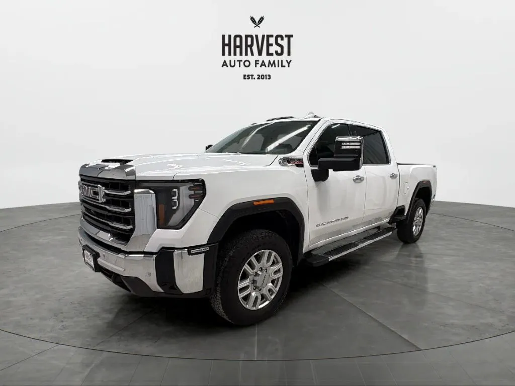 White 2024 GMC Sierra 2500 HD Crew Cab SLT Pickup 4D 6 1/2 ft for sale in Wahoo, NE