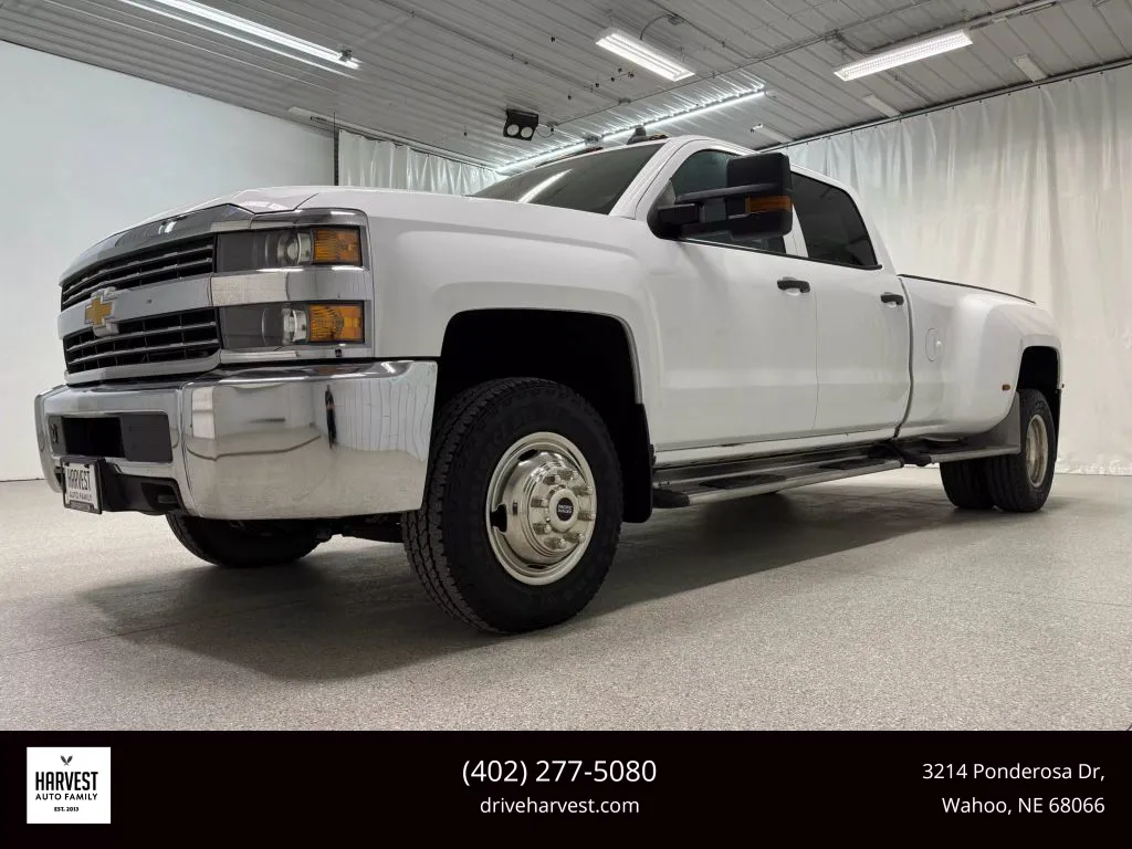 2015 Chevrolet Silverado 3500 HD Crew Cab Work Truck Pickup 4D 8 ft for sale in Wahoo, NE