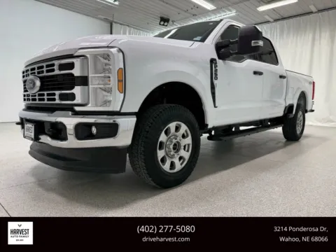 White 2024 Ford F250 Super Duty Crew Cab XLT Pickup 4D 6 3/4 ft for sale in Wahoo, NE