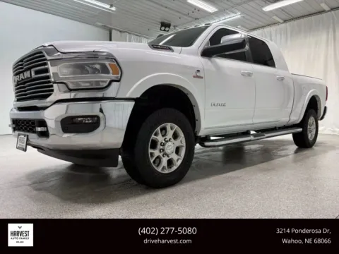 White 2020 Ram 2500 Mega Cab Laramie Pickup 4D 6 1/3 ft for sale in Wahoo, NE