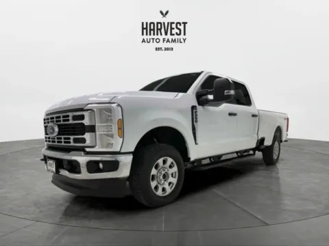 White 2024 Ford F250 Super Duty Crew Cab XLT Pickup 4D 8 ft for sale in Wahoo, NE