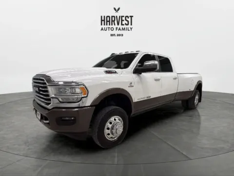 White 2020 Ram 3500 Crew Cab Laramie Longhorn Pickup 4D 8 ft for sale in Wahoo, NE
