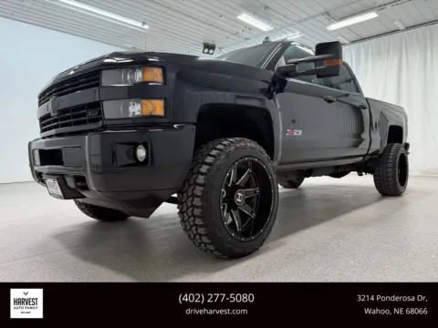 Black 2018 Chevrolet Silverado 2500 HD Crew Cab LTZ Pickup 4D 6 1/2 ft for sale in Wahoo, NE