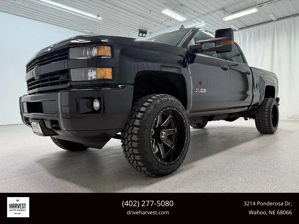Black 2018 Chevrolet Silverado 2500 HD Crew Cab LTZ Pickup 4D 6 1/2 ft for sale in Wahoo, NE