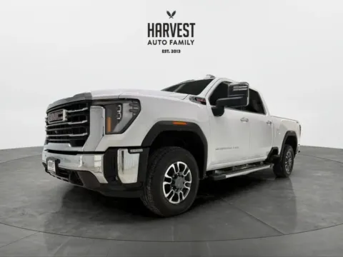 White 2024 GMC Sierra 2500 HD Crew Cab SLT Pickup 4D 6 1/2 ft for sale in Wahoo, NE